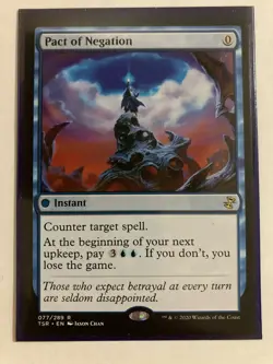 MTG Magic the Gathering Pact of Negation (77/429) Time Spiral Remastered NM - Image 1