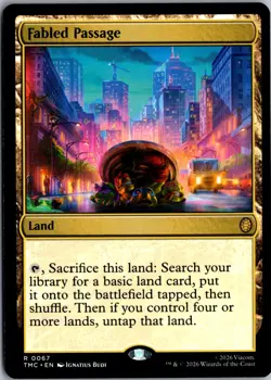 Fabled Passage R Commander: Teenage Mutant Ninja Turtles 67 NM Magic - Image 1