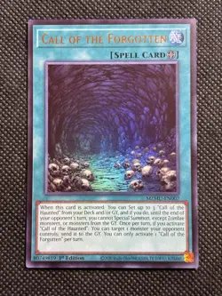 YuGiOh! - Call of the Forgotten MZMU-EN007 Ultra Rare 1st Edition Near Mint - Image 1