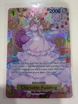 One Piece Charlotte Pudding Special Rare Alt Art Two Legends OP03-112 - Image 1