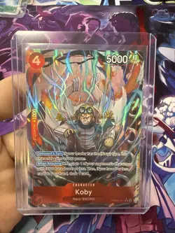 One Piece Premium Booster The Best Vol 2 Koby PRB02-001 Alternate Alt Art NM - Image 1