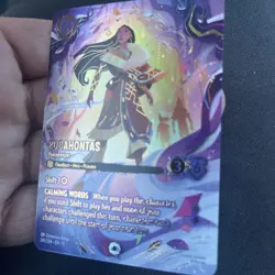 - Disney Lorcana - Pocahontas - Peacekeeper - Winterspell - ICONIC - 241/204 - Image 2