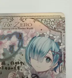 Signed Rem RE:zero UNION ARENA UA40BT/REZ-1-019SR Japanese Near Mint - Image 5