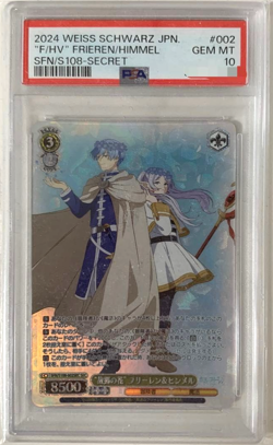 Weiss Schwarz "F/HV" Frieren/Himmel JPN Secret SFN/S108-002SEC SEC PSA 10 - Image 1