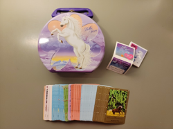 Bella Sara Lot of Approx. 100 LP Cards, Stickers, Inserts, and a New, Empty Tin - Image 1