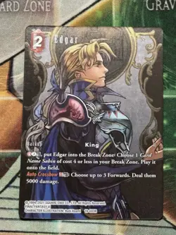 Edgar - Full Art - 19-003R - Final Fantasy Card Game - FFTCG - Foil - NM - Image 1