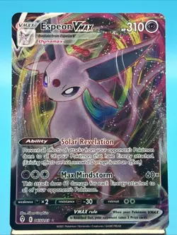 Espeon VMAX 065/203 SWSH07: Evolving Skies NM Pokemon Card TCG - Image 1