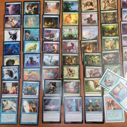 GREEN/BLUE *TOXIC POISON INFECTS* themed COMMANDER MAGIC DECK 100 MTG Cards - Image 3