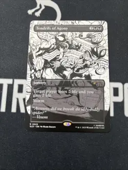 Secret Lair Black And White Tendrils Of Agony x1 Magic Cards MTG Spider-Man - Image 1