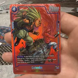 Bandai Dragon Ball Super Gotenks FS02-03 SR Foil Battle Card English - Image 1
