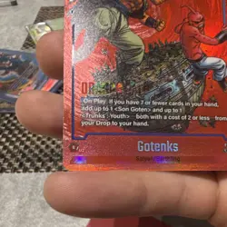 Bandai Dragon Ball Super Gotenks FS02-03 SR Foil Battle Card English - Image 2