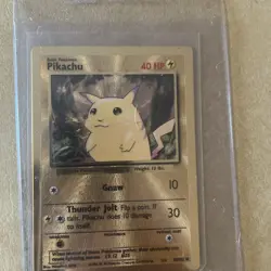Pokemon Pikachu Metal Promo Holo Card 058/102 Celebrations Miscellaneous Set - Image 1