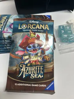 Disney Lorcana Trading Card Game: Azurite Sea Illumineer's Trove OPEN BOX - READ - Image 4