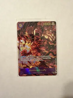 Monkey.D.Luffy OP09-119 ALT ART (SEC) One Piece Card Game NM English - Image 1