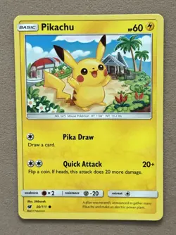 Pokemon 10 card lot 121 all Pikachu no duplicates - Image 5