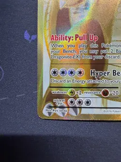 Dragonite EX 106/108 - Pokemon TCG XY Evolutions Full Art 2016 - MP Card - Image 4