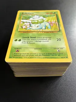 Vintage Pokemon Cards Bundle x 100 including base set 1999 WOTC - Image 1