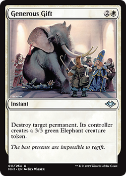 Magic MTG - Generous Gift - Horizons du Modern - MINT/NMINT - EN - Image 1