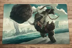 Deadshot Minotaur Trading Card Game MTG Playmat TCG CCG Mat Free Bag - Image 1