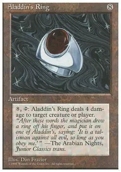 MTG ALADDIN's RING POOR - ANELLO DI ALADINO - 4TH - MAGIC - Image 1