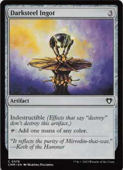 Darksteel Ingot C Commander Masters 378 NM MTG - Image 1