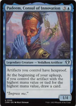 Padeem, Consul of Innovation U Commander Masters 109 - LP MTG - Image 1