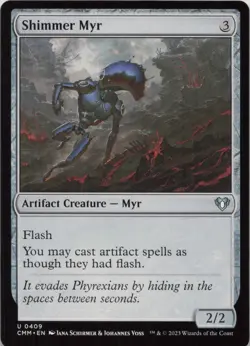Shimmer Myr U Commander Masters 409 LP MTG - Image 1