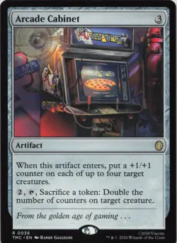 Arcade Cabinet R Commander: Teenage Mutant Ninja Turtles 36 NM MTG - Image 1