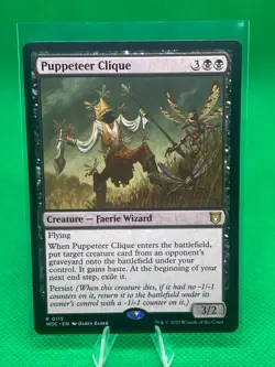 MTG - PUPPETEER CLIQUE - Wilds of Eldraine Com (R) - Image 1