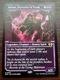 1x SHOWCASE SEIZAN, PERVERTER OF TRUTH Commander - MTG - Magic the Gathering - Image 1