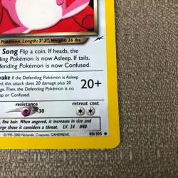 Dark Wigglytuff 1st Edition Neo Destiny Non-Holo 40/105 - Pokemon Card - Image 4
