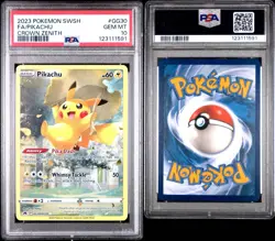 2023 POKEMON SWORD & SHIELD CROWN ZENITH #GG30 FULL ART/PIKACHU PSA 10 - Image 3
