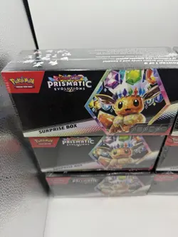 Lot of 6 Pokemon Prismatic Evolutions Surprise Box Factory Sealed - Ships ASAP - Image 2