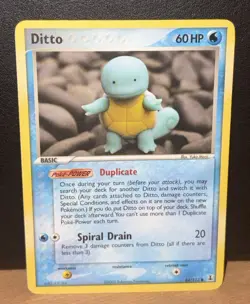 Pokemon Ditto (Squirtle) EX Delta Species Common 64/113 - Image 1