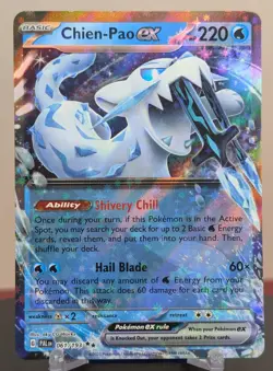Pokemon Chien-Pao ex #061/193 English PAL Paldea Evolved Double Rare - Image 1