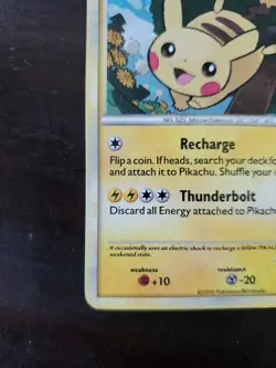 Pokemon Pikachu HGSS03 Black Star Promos Holo - Image 5