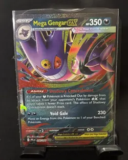 Pokemon TCG Mega Gengar ex 056/094 Me02: Phantasmal Flames NM PACK FRESH - Image 1