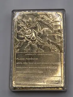 1999 Pokemon 23K Gold Plated Charizard – Complete w/ Poke Ball & COA – BK Promo - Image 4