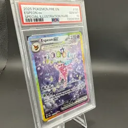 2025 Pokemon Prismatic Evolutions PRE Espeon EX #155/131 SIR PSA 10 Gem Mint - Image 5