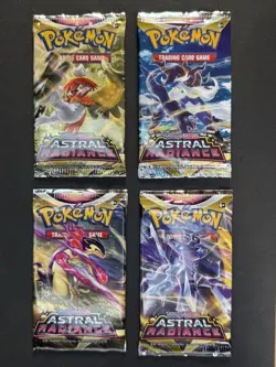 Pokemon Astral Radiance Booster Packs x4 | Loose Unopened Near Mint - Image 1
