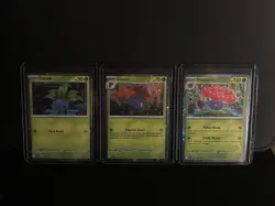 Pokemon Phantasmal Flames Oddish #1, Gloom #2, Vileplume #3 Cosmos Holo Promo NM - Image 1