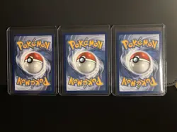 Pokemon Phantasmal Flames Oddish #1, Gloom #2, Vileplume #3 Cosmos Holo Promo NM - Image 2