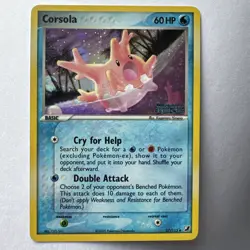 Corsola From EX Unseen Forces 37/115 Reverse Holo and Stamped NM Pokemon TCG - Image 1