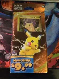Pokemon TCG XY Evolutions Pikachu Power Theme Deck Cracked Ice Holo New Sealed - Image 1