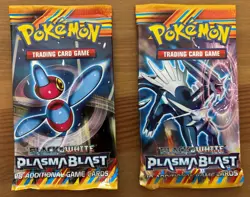 (2) Pokemon TCG B&W Plasma Blast Sealed Booster Packs (Dialga, Porygon-Z) - Image 1