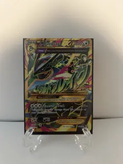 Pokemon M Rayquaza EX Full Art Holo Ultra Rare 98/98 XY Ancient Origins 220 HP - Image 1