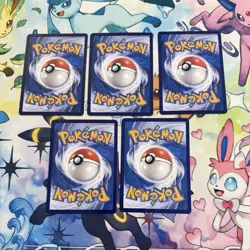 Snom 2601/07 - 2605/07 (Lot of 5) Chinese Gem Pack Vol. 4 CBB4C Pokemon - Image 3