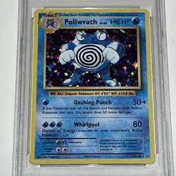 2016 Pokemon XY Evolutions 25 Poliwrath Holo PSA 9 MINT 25/108 - Image 3
