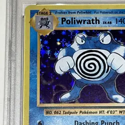 2016 Pokemon XY Evolutions 25 Poliwrath Holo PSA 9 MINT 25/108 - Image 4