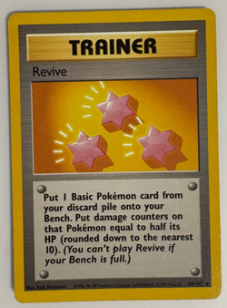 Revive 089/102 Pokemon Base Set Unlimited Non Holo (MP) - Image 1